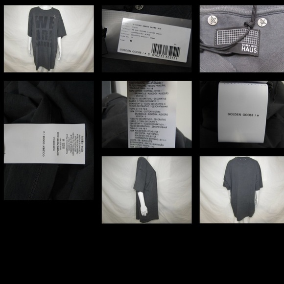 Golden Goose x Haus Women's
US M Dreamers T-Shirt Dress
Anthracite Grey - Picture 11 of 12